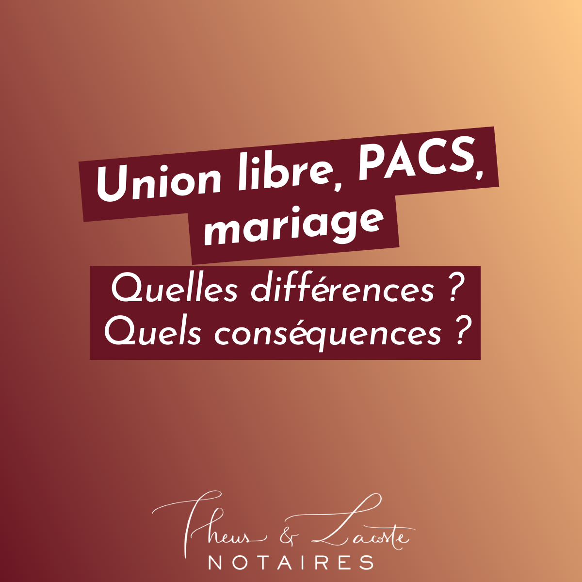 Mariage ou Pacs, quelles différences et conséquences ?